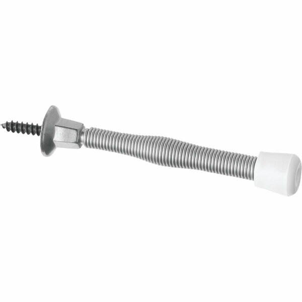 National 1410 Satin Nickel Spring Door Stop N830112